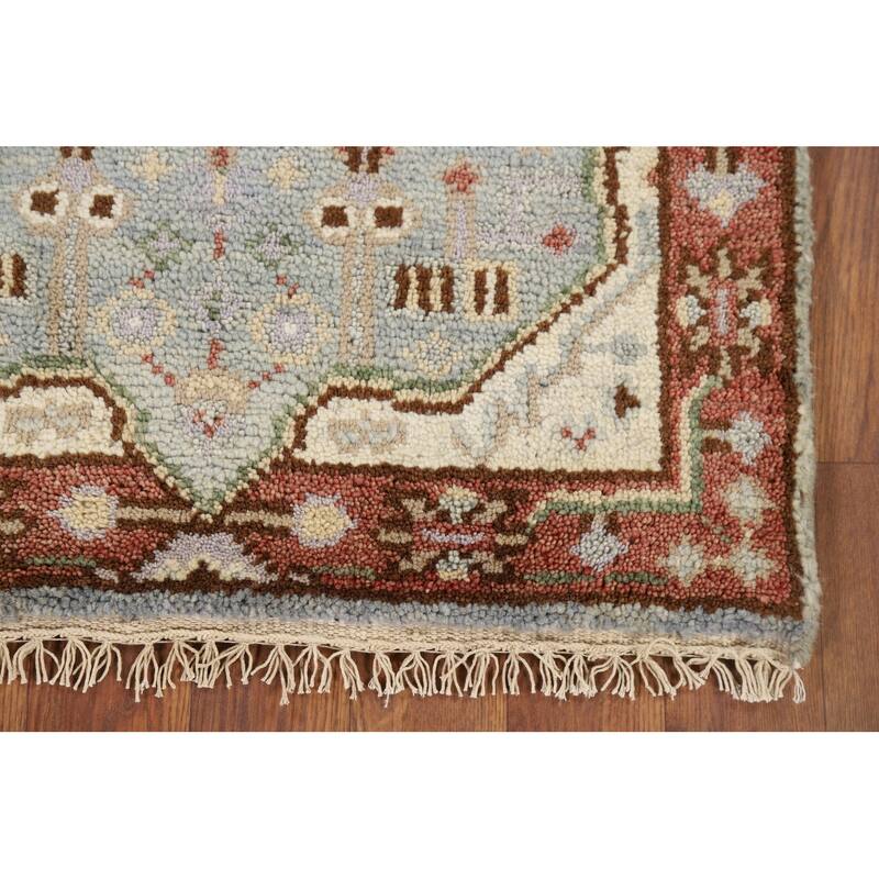 Traditional Blue Kazak Accent Rug Handmade Wool Carpet - 2'0" x 3'0"