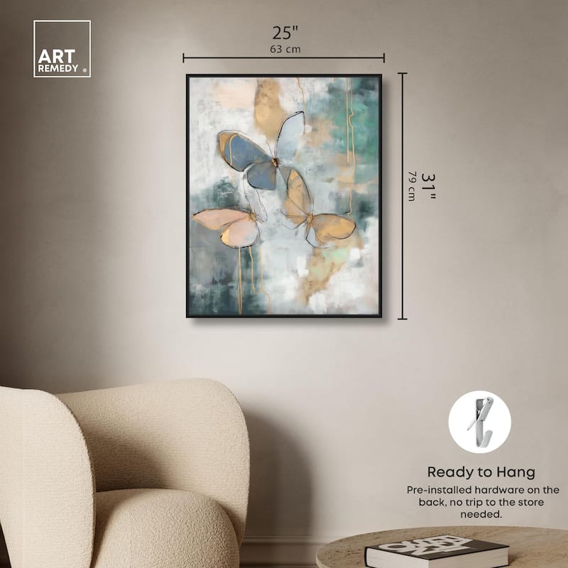 Butterflies Dream II Canvas by Art Remedy