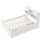 preview thumbnail 13 of 52, Full Size Storage Platform Bed Captain Bed with 4 Drawers and Storage Headboard, Wood Slats Support No Box Spring Needed