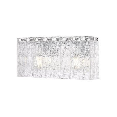 Z-Lite Glacier 2 Light Vanity - Chrome