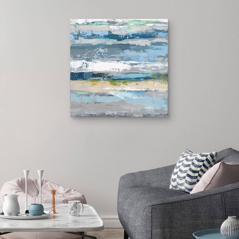 Stratis Blue Crop by Emily Williams Canvas Art Print