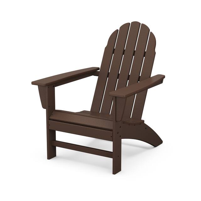 POLYWOOD Vineyard Outdoor Adirondack Chair - Mahogany