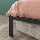 preview thumbnail 4 of 7, Priage by ZINUS Black Metal Platform Bed Frame