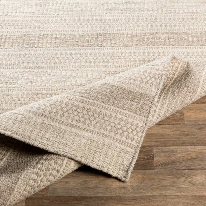 Livabliss Arica Handmade Casual Stripe Wool Area Rug