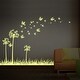 preview thumbnail 2 of 3, Walplus Glow in Dark Dandelion 3D Butterflies Wall Sticker Home Decor