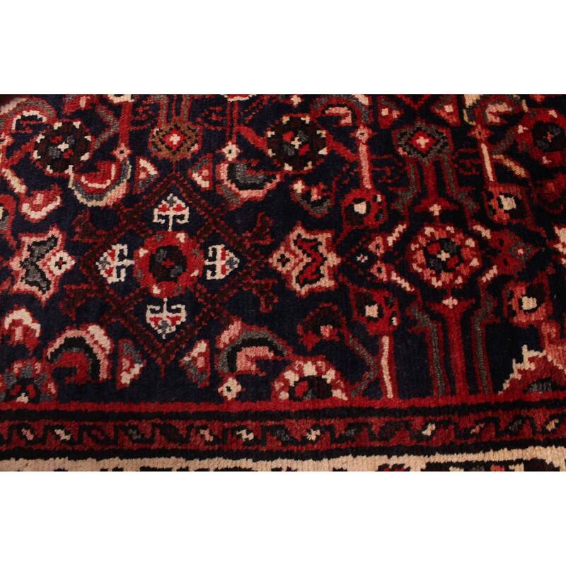 ECARPETGALLERY Hand-knotted Andelz Dark Navy Wool Rug - 3'4 x 10'8