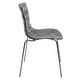 preview thumbnail 19 of 37, LeisureMod Astor Set of 4 Acrylic Plastic Transparent Dining Side Chair With Chrome Base for Home Kitchen Restaurant
