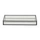 preview thumbnail 5 of 14, Veldra Black Rectangular Fluted Glass Tray
