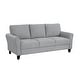 preview thumbnail 37 of 49, Fremont & Park Diboli Chenille 3-Piece Living Room Set - Wood Finish Exposed Feet
