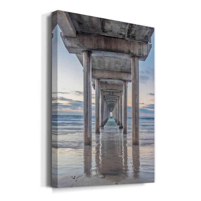 Scripps Pier Premium Gallery Wrapped Canvas - Ready to Hang