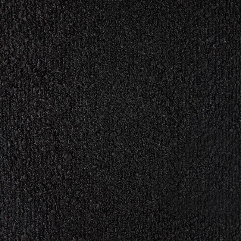 Renwil Castillo Indoor Boucle Ottoman, Black