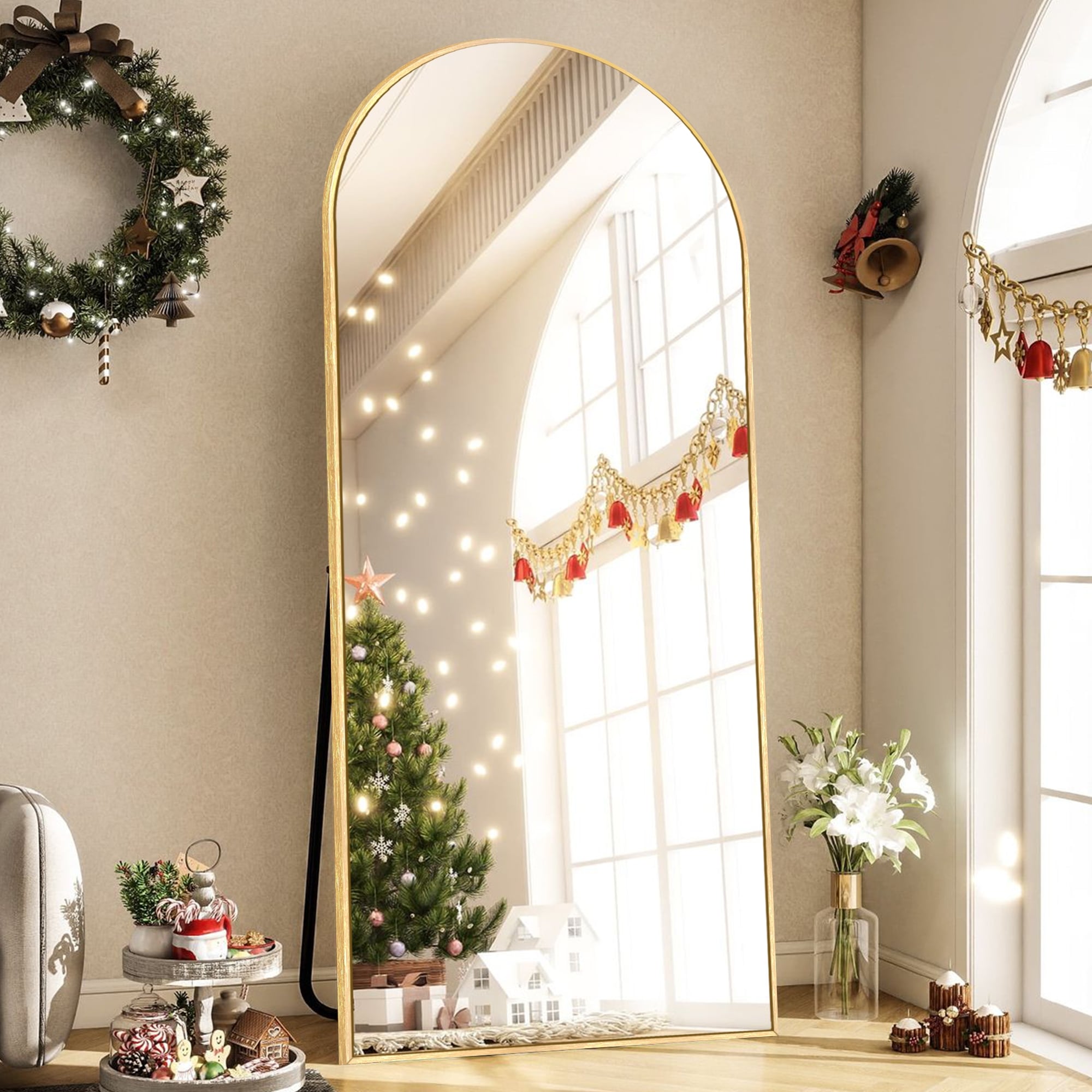 Arched Full Length Mirror Large Floor Mirror