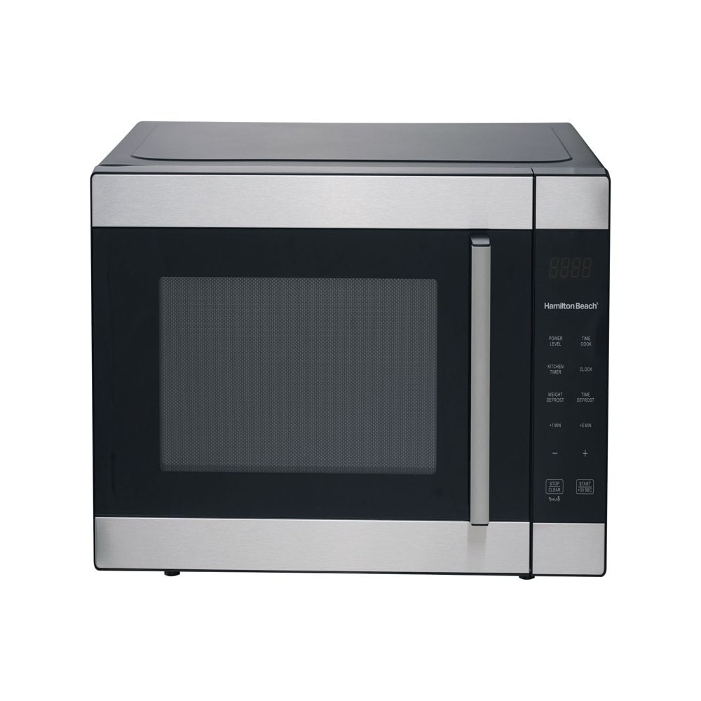 Hamilton Beach 4-Slice Silver Toaster Oven (1100-Watt) in the Toaster Ovens  department at