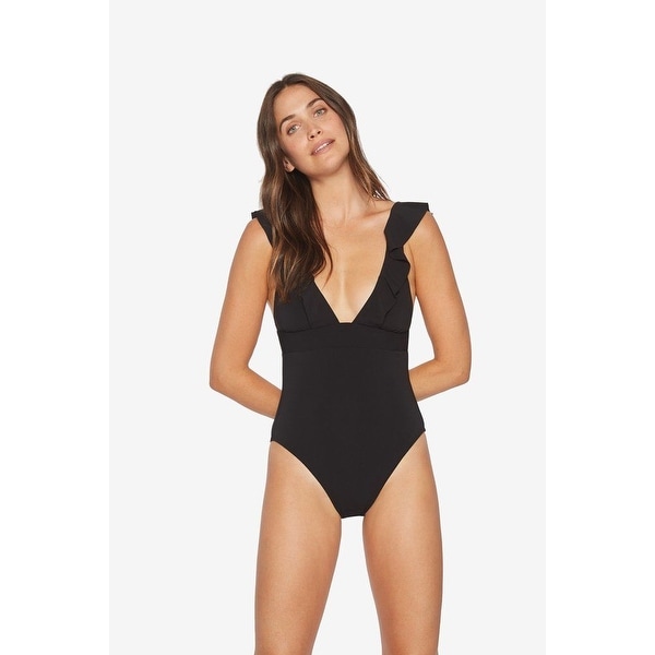 robin piccone lina ruffle one piece