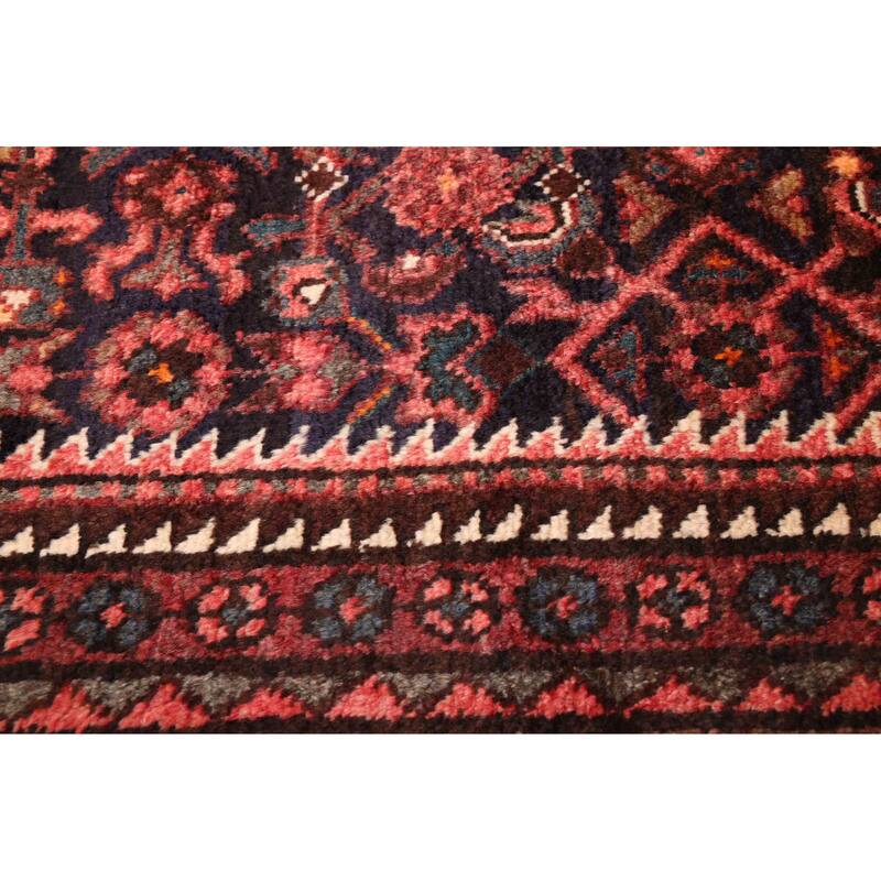 ECARPETGALLERY Hand-knotted Andelz Dark Navy Wool Rug - 2'11 x 10'1