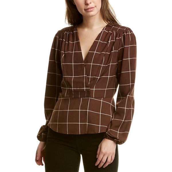 Wayf Crossover Blouse. Opens flyout.
