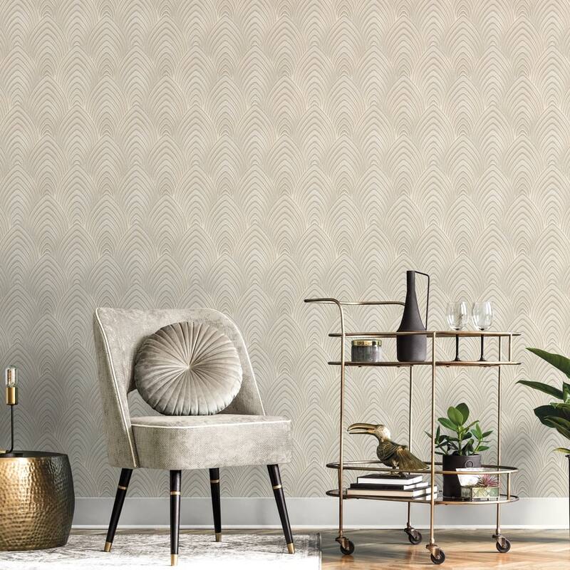 Galerie Wallcoverings Utopia Collection Arch Array Luster Finish Vinyl on Non-woven Wallpaper Roll