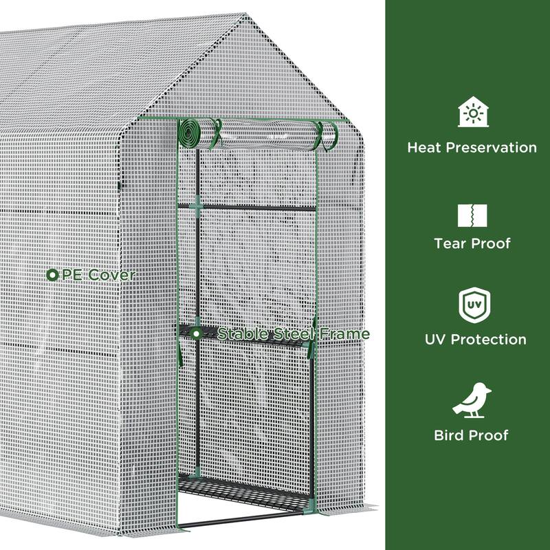 73" X 47" X 75" Walk-in Greenhouse