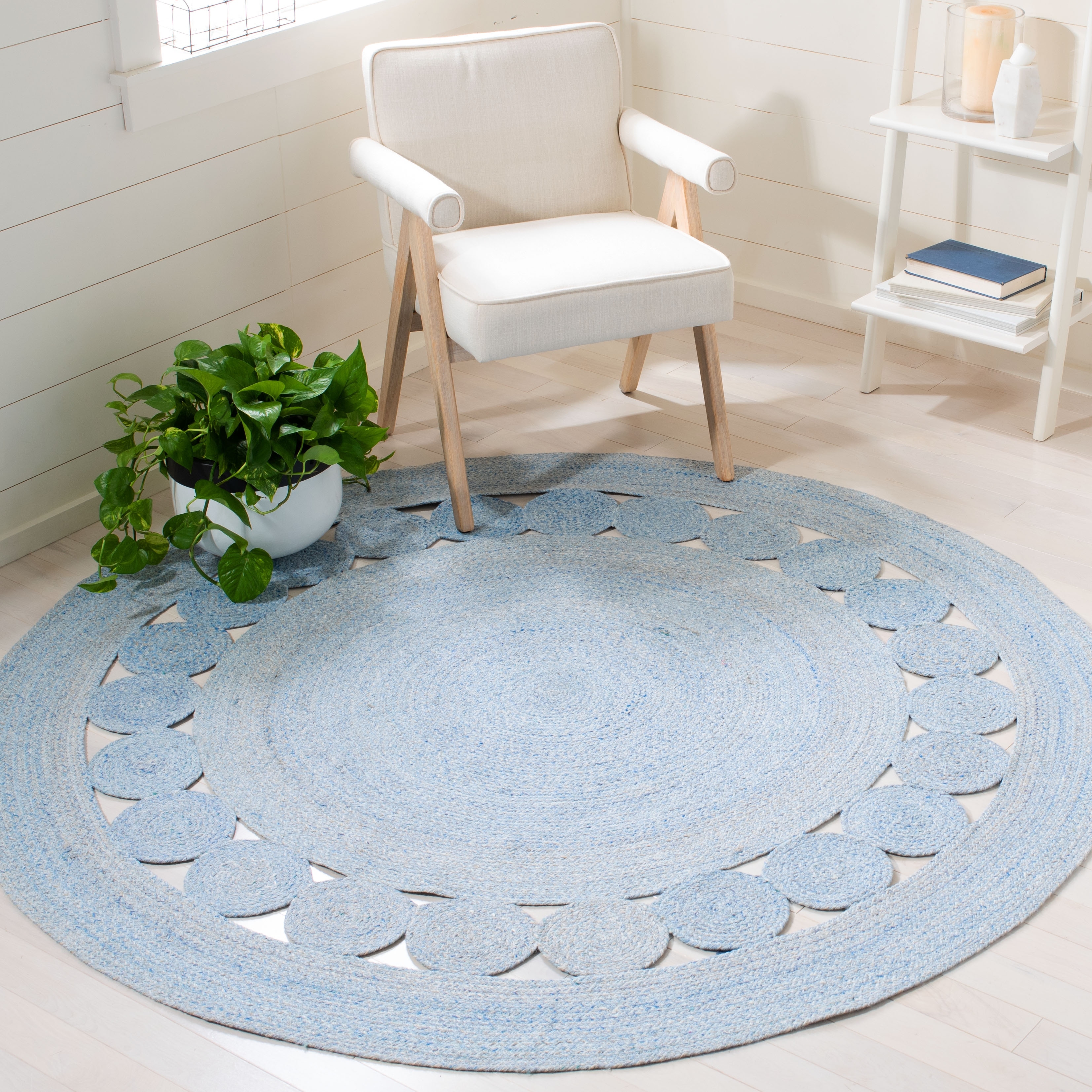 SAFAVIEH Handmade Cape Cod Sheindel Farmhouse Polyester Rug