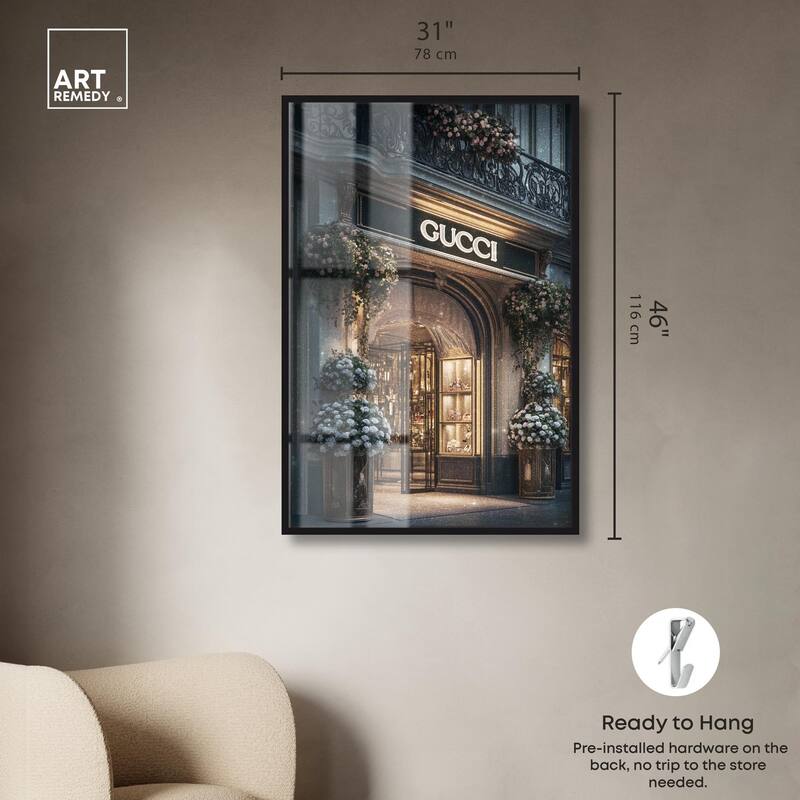 Illuminated Luxury Store Shadowbox by Art Remedy