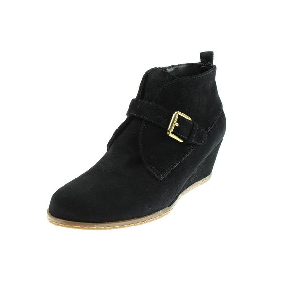 franco sarto side buckle booties