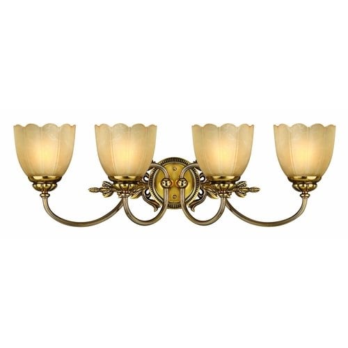 Hinkley Lighting H5394 4 Light 29" Width Bathroom Vanity Light from the Isabella Collection