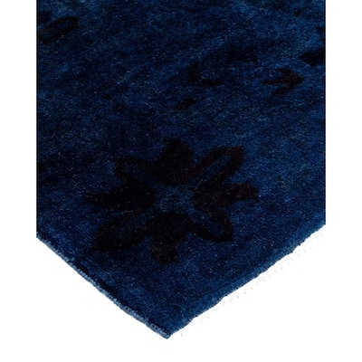 Vibrance, One-of-a-Kind Handmade Area Rug - Purple, 8' 0" x 10' 3" - 8' 0" x 10' 3"