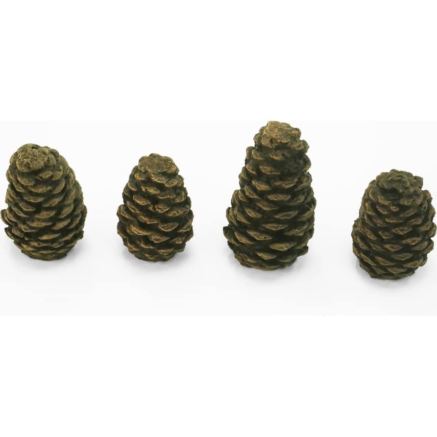 Duluth Forge PINCN-2 Decorative Concrete Pine Cones for Fireplace -