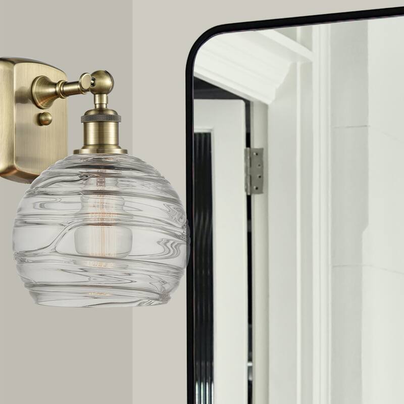 Innovations Lighting Athens Deco Swirl - 1 Light 8" Sconce