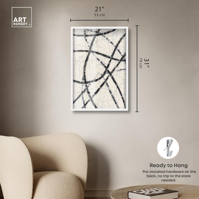 Intersecting Lines II Shadowbox by Art Remedy