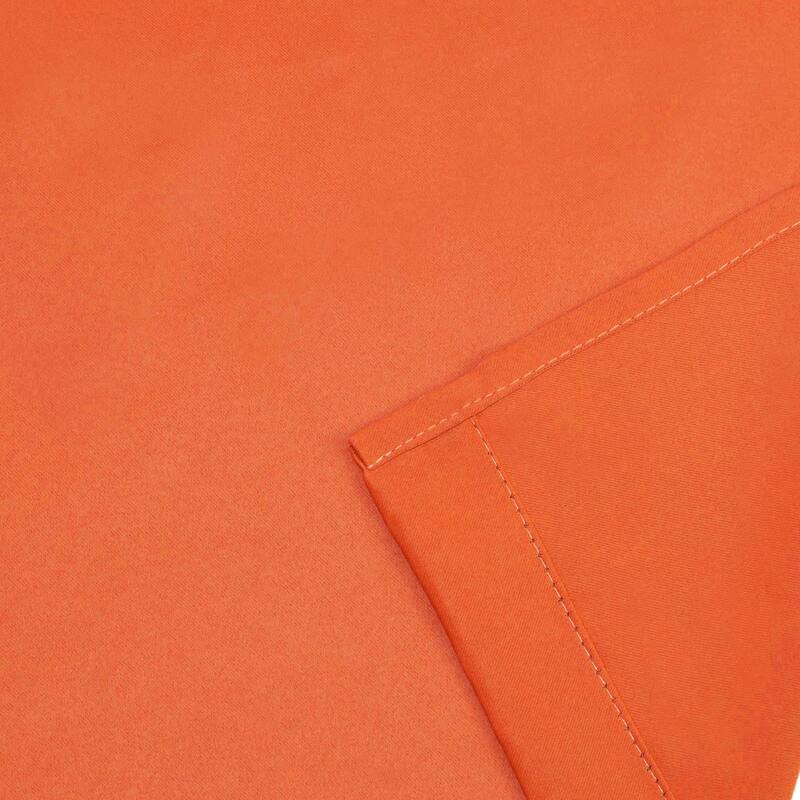 Superior Solid Machine Washable Room Darkening Grommet Curtains, Set of 2