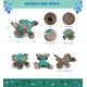 preview thumbnail 2 of 4, DolliBu Lying Cute Moose Doctor Plush with Cute Scrub Uniform and Cap - 8 inches
