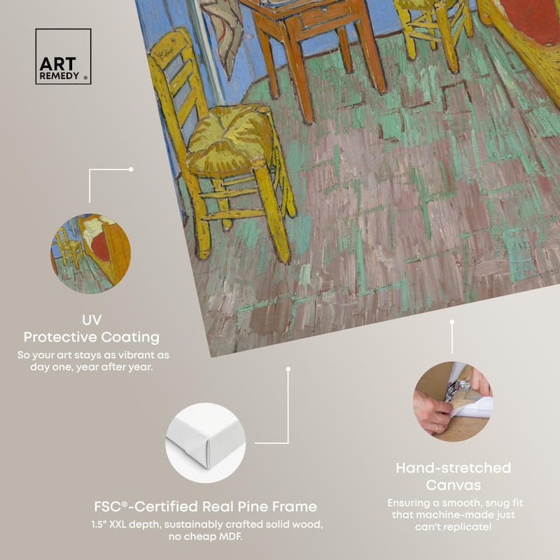 The Bedroom Canvas by Art Remedy, Gallery Wrapped