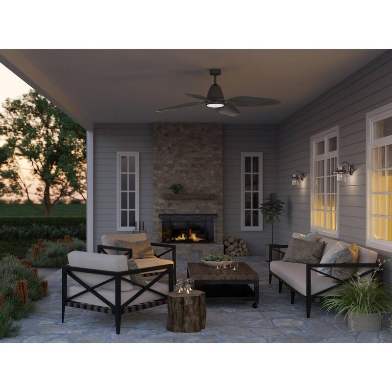 Tremont 1-Light Seeded Glass Stainless Steel Medium Wall Lantern - 9 in x 10 in x 11 in