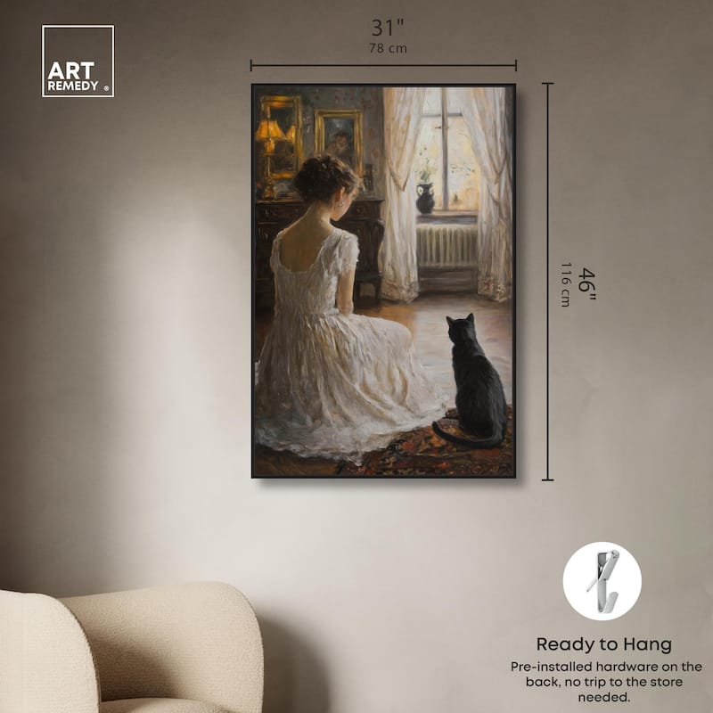 Her Faithful Companion Canvas by Art Remedy