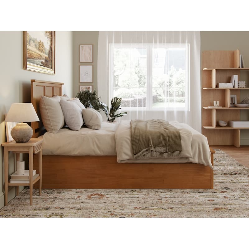 AFI Madison Platform Bed with Matching Footboard & Trundle
