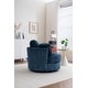 preview thumbnail 32 of 55, Oversized 360 Degreed Swivel Accent Chair Modern Soft Plush Corduroy Round Barrel Chair for Living Room Bedroom with Pillows
