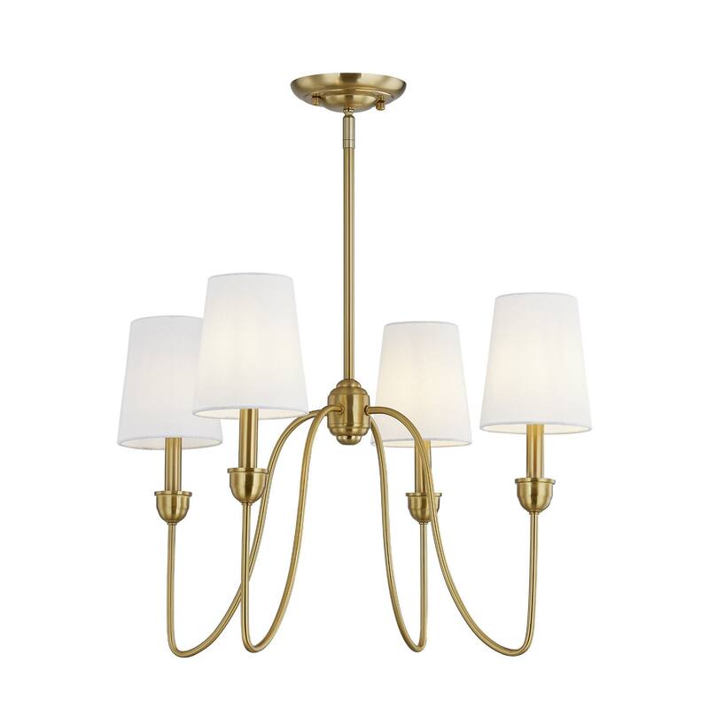 Portia 4-Light Chandelier, Gold