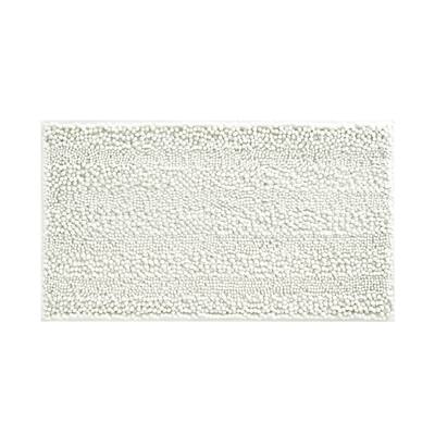 Laura Ashley Astor Chenille Bath Mat with TPR Backing
