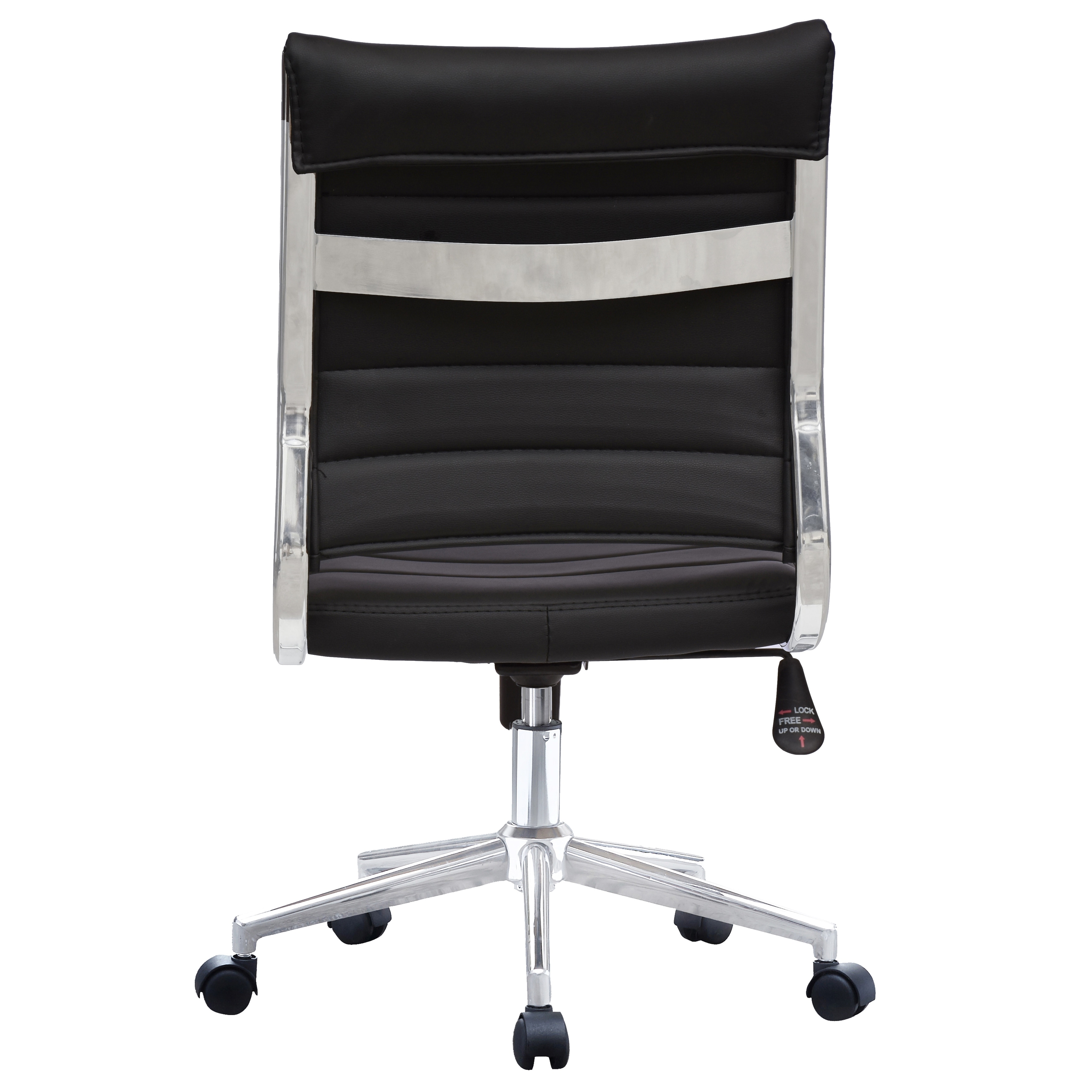 Adjustable Height Double Padded Office Chair , Adjustable Back Swivel Arm  Desk Chair with Support Cushion and Footrest - On Sale - Bed Bath & Beyond  - 36786579