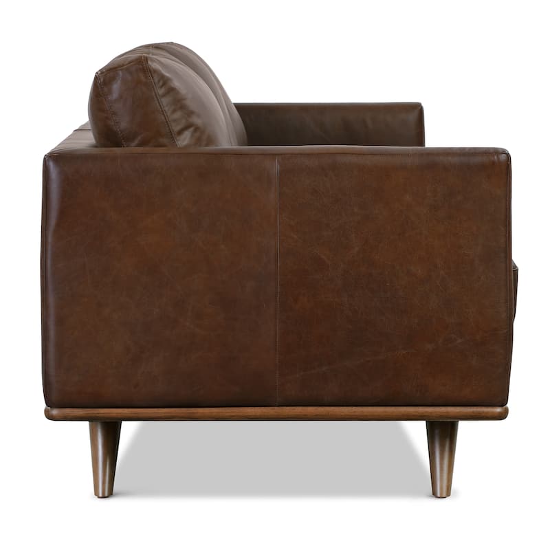 Poly & Bark Nolita 85" Sofa - Full Grain Genuine Italian Leather
