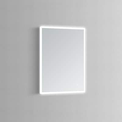 Modern Mirrors Apollo Wall Mounted LED Lighted Bathroom Mirror with Defogger, Touch Control Adjustable Color and Brightness