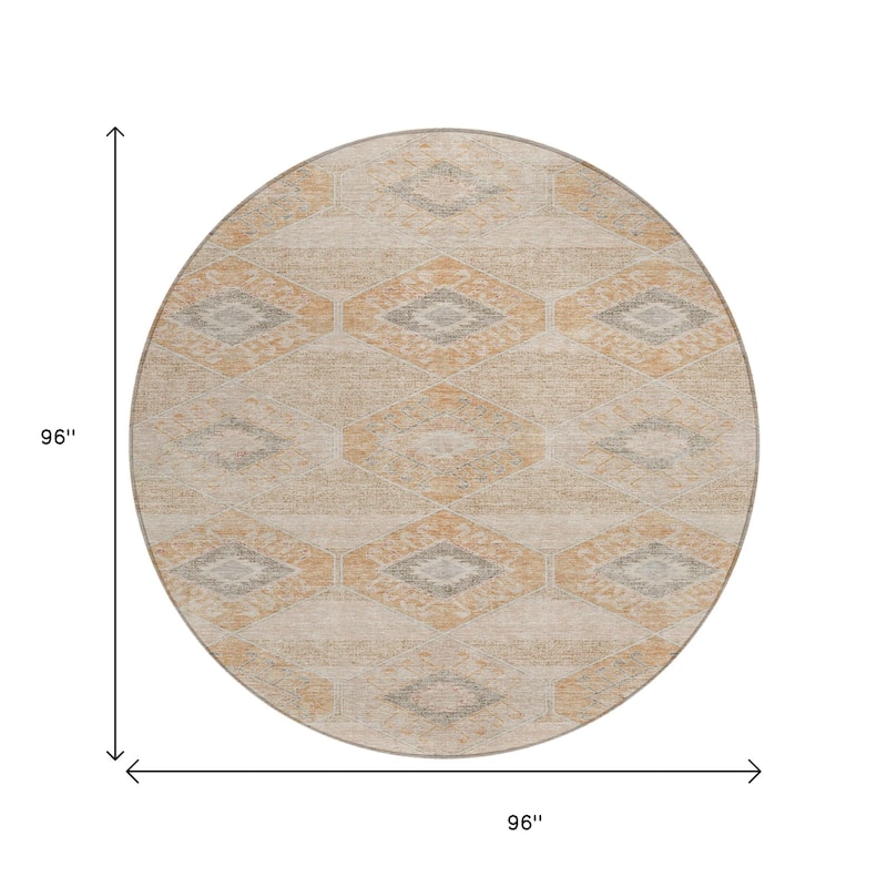HomeRoots Aztec Transitional Rectangle Outdoor Rug