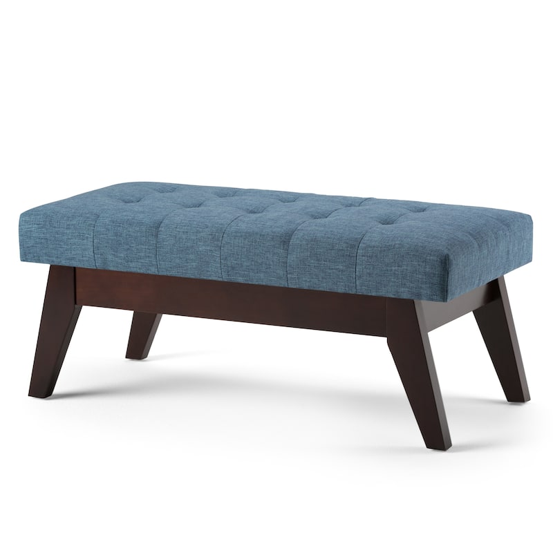 WYNDENHALL Tierney 40 inch Wide Mid Century Modern Rectangle Ottoman Bench