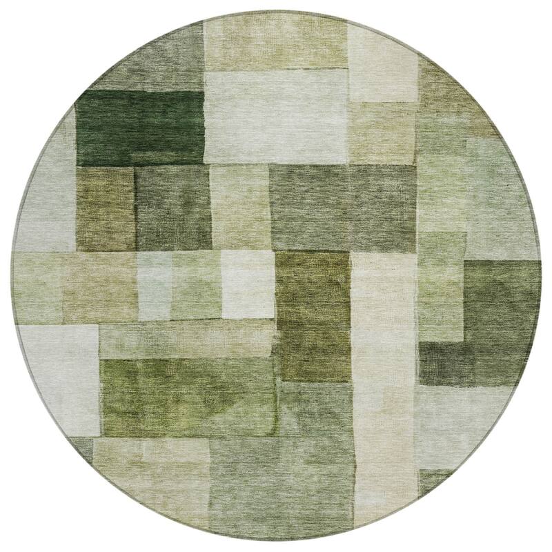 HomeRoots Geometric Transitional Rectangle Outdoor Rug