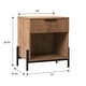 preview thumbnail 32 of 37, Walker Edison Modern Fluted-Drawer Nightstand
