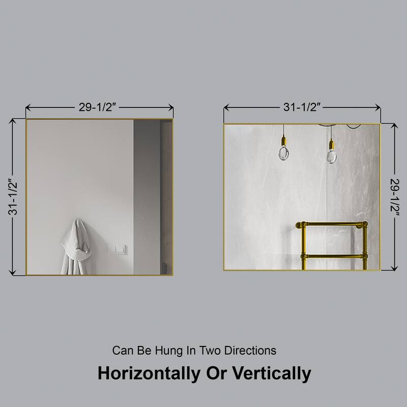 Catton Mirror - Rectangle 32" High