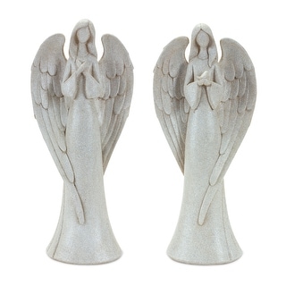 Angel (Set of 2) - 4.75 x 3.25 x 11.75; 4.75 x 3 x 11.75 - Bed Bath ...