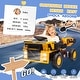 preview thumbnail 5 of 6, Ride On Dump Truck For Kids, 12V Ride On Car With LED Lights, Electric Dump Bed And Extra Shovel, Music Player
