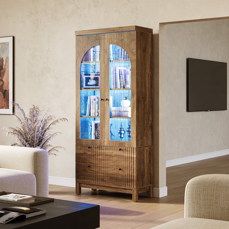 Farmhouse Bookshelf - Brown